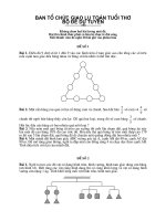 Các đề Giao lưu Toán tuổi thờ 2006. (BGD)