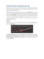 CÁCH KHỞI ĐỘNG CD-ROM