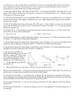 Bài tập tỉnh học