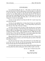 NHỮNG THUẬN LỢI VÀ KHÓ KHĂN CÓ ẢNH HƯỞNG ĐẾN SẢN XUẤT KINH DOANH CỦA CÔNG TY HOÁ CHẤT MỎ 