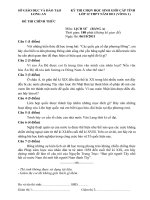 ĐỀ THI CHỌN HỌC SINH GIỎI LỚP 12 NĂM HỌC 2011-2012 MÔN LỊCH SỬ – SỞ GIÁO DỤC VÀ ĐÀO TẠO LONG AN