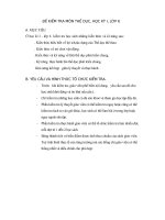 Đề thi Thể dục 6