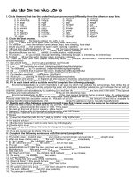 THI VÀO LỚP 10 TIẾNG ANH (ĐỀ 5)