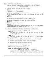 Đề tham khảo thi TN12 Toán (1)