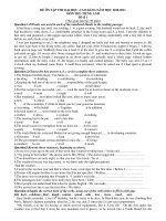 10 đề ôn THI đại học   CAO ĐẲNG 2011 môn TIẾNG ANH 