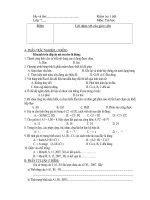 KT 1 tiết tin7 HK1