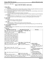 Tiet 9 & 10 - Bai 5. Chuyen dong tron deu