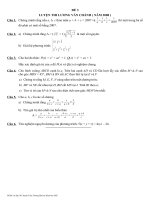 Đề ôn thi tuyển lớp 10 - Môn Toán - Đề 3