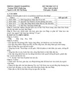 đề kiểm tra học kì II lich su 8