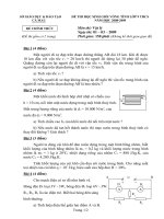 ĐỀ THI HỌC SINH GIỎI VÒNG TỈNH LỚP 9 THCS NĂM HỌC 2008-2009 MÔN VẬT LÝ- SỞ GIÁO DỤC VÀ ĐÀO TẠO CÀ MAU