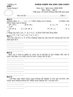 Đè thi HSG kì I(2008-2009)