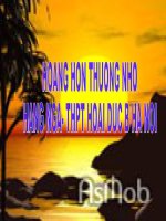 Hoàng hôn thương nhớ