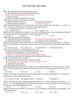 ĐỀ THI THU ĐH HAY & KHÓ có  ĐA