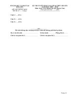 Đề thi chuyên Văn tỉnh Hưng Yên năm 2009 - 2010