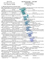 de thi thu chuan bi thi DH 2009