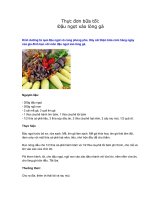 Đậu ngọt xào lòng gà