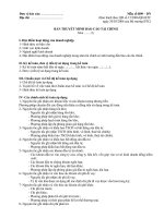 BẢN THUYẾT MINH BÁO CÁO TÀI CHÍNH