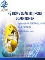 HE THONG QUAN TRI TRONG DOANH NGHIEP 