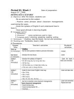 giáo án tiếng anh 6( tiết 1 đến tiết8)- xem- góp ý