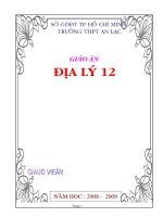 Giao an dia ly 12 - Chuong trinh moi