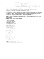 ĐỀ THI VĂN VÀO LỚP 10 PTTH (ĐỀ 4)