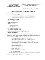 Đề Cương 150 tín chỉ trường ĐHKTCN TN