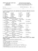 Thi thử 10 - Đề 1