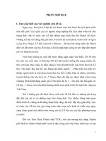 Đánh giá tác động về kinh tế của festival huế 2004 đối với khách sạn, nhà hàng  tại thành phố huế 