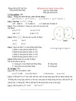 Đề kiểm định toán 6 lần 2