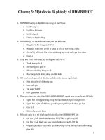 Đề kiểm tra trắc nghiệm Chương 3: Một số vấn đề pháp lý về HĐMBHHQT