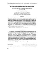 MộT Số CHỉ TIÊU LÂM SàNG, SINH Lý MáU ở CHó mang vết TH-ơNG