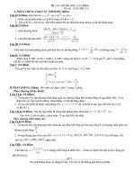 ĐỀ THI THỬ ĐẠI HỌC, CAO ĐẲNG   Môn thi : TOÁN (ĐỀ 125)