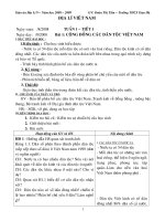 GIÁO ÁN ĐỊA 9 - KÌ I (08 - 09)
