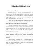 Những lưu ý khi nuôi nhím 