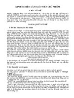 SKKN Lam GV CHU NHIEM