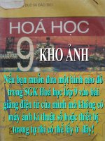 KHO ẢNH SGK HÓA 9