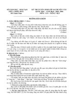 Đáp án văn chuyên