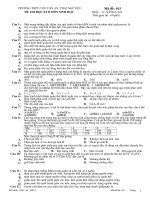 Bộ 4 đè Thi HK 2_Sinh 12NC