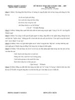 De thi Ngu van HSG THCS Tam Dao