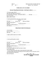 THÔNG BÁO LẬP CHI NHÁNH