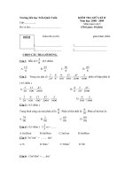 đề thi giữa kỳ 2 lớp 5