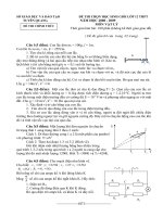 Đề thi HSG Vật lí Tuyên Quang 08-09