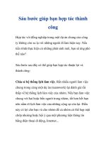 Sáu bước giúp bạn hợp tác thành công 