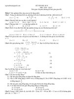 Kiểm tra toán 8 (HKII)-đề 13