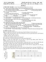 Đề kiểm tra HKII Tin học 12