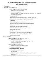 Nội dung ôn thi HK2-0809(Chuẩn)