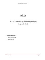 Tìm hiều về lập trình hướng đối tượng  trong ActionScrip 