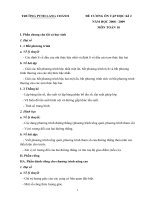 ĐỀ CƯƠNG ÔN THI HỌC KÌ 2 KHỐI 10 ĐẦY ĐỦ