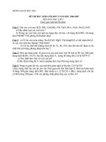 Đề thi HSG Huyện 06-07