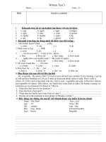 Written test 3 class6